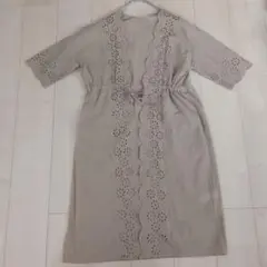サマンサモスモス☆スカラップ刺繍羽織ワンピース／カーディガンのサムネイル