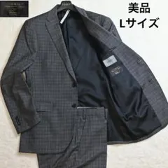 美品 Lサイズ カノニコ SIMPLICITE スーツ セットアップ チェックのサムネイル