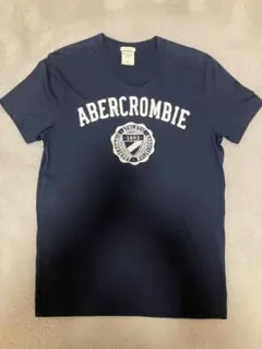 Abercrombie，アバクロ，ネイビー，半袖ティーシャツ，Ｓ