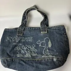 PEANUTS スヌーピーデニムトートバッグ