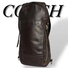 美品　COACH　267　ボディバッグ トンプソン コンバーチブル レザー