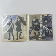進撃の巨人 ミカサ ジャン 色紙 2枚セット