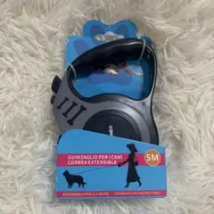 伸縮リード5m 犬用リード 自動巻き取り 散歩 安全設計 ペット用品 犬