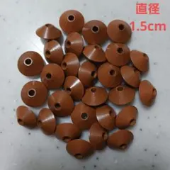 そろばん玉　そろばん玉キーホルダー　(大)樺玉30個　ハンドメイド