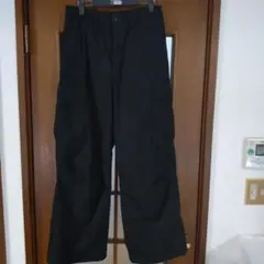 GUスーパーワイドカーゴパンツ Mサイズ ブラック