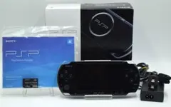 動作確認済み PSP3000 黒 箱付き アダプター付き SD付 本体 ブラック