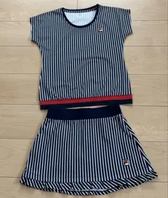 FILA UVガード テニスウェア Mサイズ上下セット❗️半額以下。今期商品。 FILA UVガード テニスウェア Mサイズ上下セット❗️半額以下。今期商品