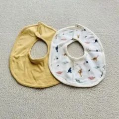 恐竜柄スタイ2枚セット