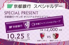 【新品・未使用】京都サンガF.C. タオルマフラー 1枚