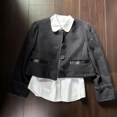 コムサフィユ　フォーマルセット　120A ジャケット　ブラウス　シャツ