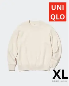 UNIQLO スウェットシャツ　長袖　ナチュラル　XL