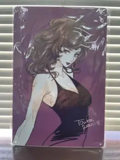 複製サイン】峰不二子 モンキーパンチ 画集イラストA4フレーム付き