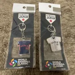大谷翔平 WBC2023 侍JAPAN ユニフォームキーホルダー2点セット