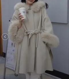 2026年最新】ファーポンチョコート セルフォードの人気アイテム - メルカリ