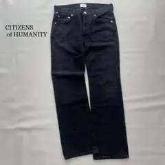 トルコ製✨CITIZENS ofHUMANITYデニムジーンズBLK革パッチ25のサムネイル