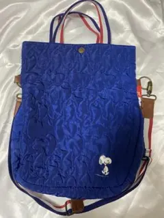 rootote スヌーピー 2way ショルダートートバック ネイビー