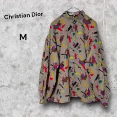 Christian Dior カラフル長袖シャツ M ブラウスのサムネイル