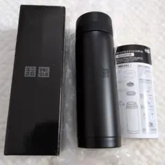 UNIQLO 비매품 ノベルティステンレス水筒 ブラック