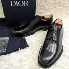 ​【未使用級】ディオール Dior 革靴 ダービーシューズ 41 黒 付属品完備のサムネイル