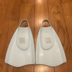 水泳 競泳用フィン　4-5水色