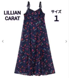 LILLIAN CARAT チェリープリントキャミワンピース - メルカリ