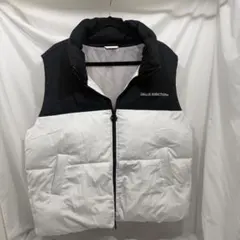 GALLIS ADDICTION ダウンベスト ブラック・ホワイト