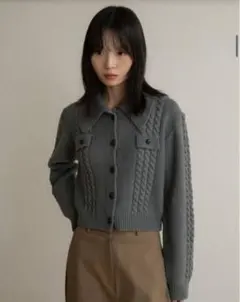 ohotoro Cable Pocket Cardiganのサムネイル