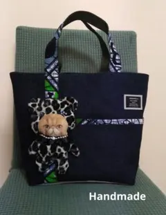 ム*ま様 コヤンイサムチョンのファブリック✕デニム トートバッグ