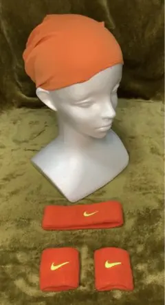 【美品】ナイキNIKEリストバンド　バンダナ　オマケターバン