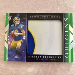 NFL Stetson Bennett IV RC patch 3/5