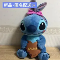 【新品】ディズニースティッチ 耳結びリボン ぬいぐるみ 特大 超 BIG