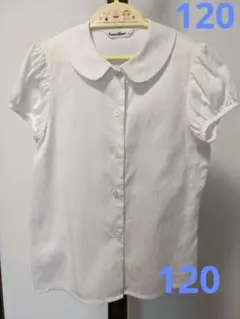 No.99 お受験　familiar 半袖シャツ ブラウス　120cm