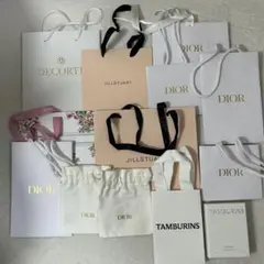 デパコス 紙袋 ショッパー Dior JILLSTUART TAMBURINS