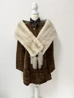 高級ミンクファーショール❤️新品に近い日本製のサムネイル