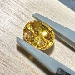 天然ゴールデンサファイア　1.56ct