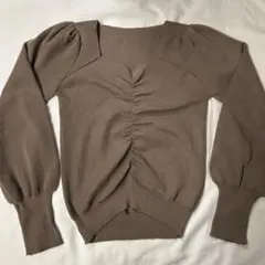 ブラウンセーターフリーサイズ