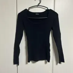 SPIGA ブラック 長袖 ニット