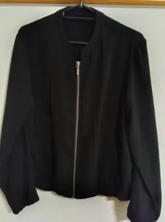 薄手 ノーカラージャケット