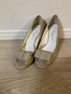 DIANA ダイアナ　パンプス　ヒール　リボン　24センチ