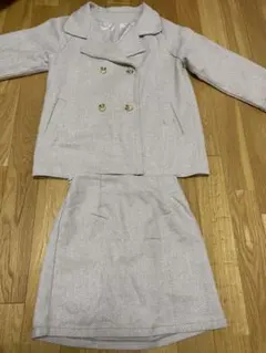 ベージュヘリンボーンセットアップ