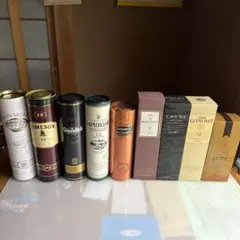 ウイスキー 空箱 9点セット、中古、人気アイテム…のサムネイル
