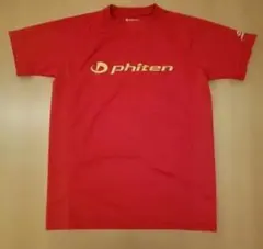 phiten ファイテン　半袖シャツ レッド　ゴールドのサムネイル
