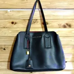 MARC JACOBS 本革レザー ショルダートートバッグ 大容量 通勤通学