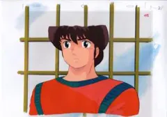 メゾン一刻響子いぶきセル画　柏葉英二郎セル画&大空雲の背景おまけ付き　高橋留美子 メゾン一刻響子いぶきセル画 柏葉英二郎セル画&大空雲の背景