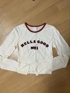 moussy 長袖Tシャツ アイボリー