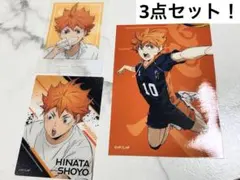 ハイキュー!! 日向翔陽 3点セット(トレカ,ブロマイド)