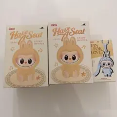 POP MART LABUBU ぬいぐるみ&キーホルダー3個セット