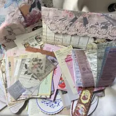 コラージュ素材、おすそ分け ペーパーバックに入れて！写真追加しました(*^^*)