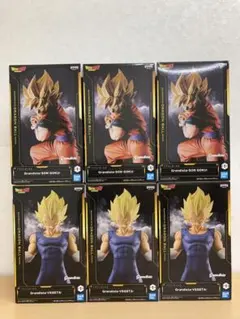 ドラゴンボールZ Grandista 孫悟空　ベジータ 各3個　6個セット