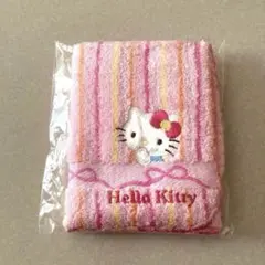ハローキティ タオルハンカチ ハンドタオル　ピンク